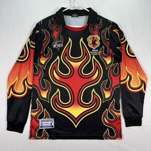 1998 FIFA World Cup Japan Team Goalkeeper Jersey Medium Football Soccer Asics